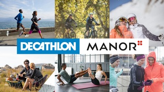Manor AG: Manor erweitert das Onlineangebot im Bereich Sport und testet mit Decathlon Schweiz in drei Warenhäusern ein Shop-in-Shop-Konzept