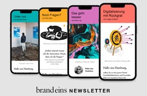 brand eins Medien AG: Neue Newsletter-Reihe von brand eins