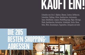ZÜRICH KAUFT EIN!: Das neue ZÜRICH KAUFT EIN! 2015 / Die 285 besten Shopping-Adressen der Stadt Zürich / Auf 230 Seiten (BILD)