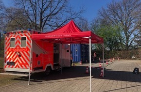 Feuerwehr Bergisch Gladbach: FW-GL: Corona-Schnelltest: Stadt schickt mobiles Testzentrum in die Stadtteile