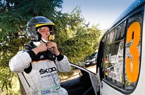 Skoda Auto Deutschland GmbH: Sepp Wiegand startet bei der ADAC Rallye Deutschland auf einem SKODA Fabia S2000 im Team von Volkswagen Motorsport (BILD)