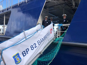 BPOLD-BBS: Feierliche Taufe des zweiten neuen Einsatzschiffes der Bundespolizei auf den Namen &quot;Bamberg&quot;