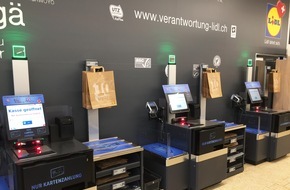 LIDL Schweiz: Lidl Svizzera introduce le casse Self Checkout / Avvio dei test nella filiale di Weinfelden