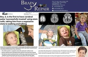 BrainRepair UG: Breakthrough - EUR 50 million investment for start-up BrainRepair UG / Pivotal trial on stem cell treatment for brain damage in newborns fully funded
