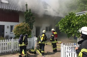Feuerwehr Haan: FW-HAAN: Küchenbrand in Wohnhaus am Gustav-Kipp-Weg