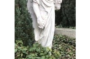 Polizeiinspektion Stade: POL-STD: Unbekannte entwenden Engel-Statue von Buxtehuder Friedhof