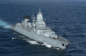 Presse- und Informationszentrum Marine: Marine - Pressemitteilung / Pressetermin: Einsatzpremiere für die Fregatte "Hamburg" (mit Bild)