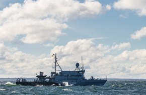 Presse- und Informationszentrum Marine: Hohlstablenkboot "Pegnitz" macht sich auf den Weg in die Ägäis