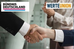 WerteUnion: WerteUnion und BÜNDNIS DEUTSCHLAND wollen zu einer Partei verschmelzen