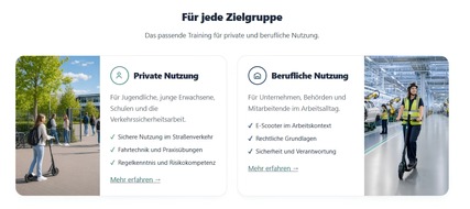 „ScootSkills“ geht online: Deutsche Verkehrswacht schafft Grundlage für offenes Netzwerk von E-Scooter-Trainings