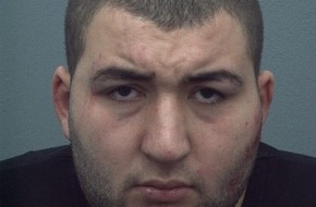 Polizei Düsseldorf: POL-D: Flucht aus dem Landgericht - Behörden fahnden nach Hakim Alamrani - Foto hängt als Datei an