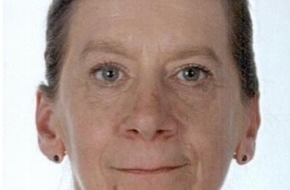 Polizei Wuppertal: POL-W: SG Vermisstensuche nach der 66-j&auml;hrigen Petra R. - Polizei bittet die &Ouml;ffentlichkeit um Mithilfe