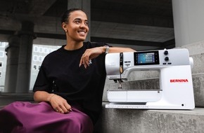 BERNINA International AG: Medieninformation: Ditaji Kambundji und BERNINA lancieren gemeinsames 3-in-1-Schnittmuster