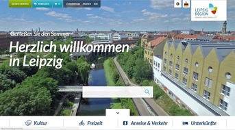 Leipzig Tourismus und Marketing GmbH: Die Internetseite www.leipzig.travel erstrahlt im modernen Design