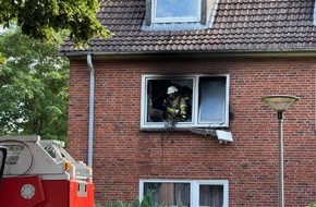 Kreisfeuerwehrverband Segeberg: FW-SE: Wohnungsbrand mit verletzter Person in Bad Bramstedt
