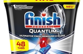 Reckitt Deutschland: Die ultimative Geschirrspülleistung / Sauberes Geschirr und glänzende Gläser: Markteinführung des Premiumprodukts Finish Quantum Ultimate