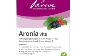 Pascoe Naturmedizin: Das neue Aronia vital® – mit natürlichem Vitamin C