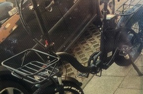 Kreispolizeibehörde Rhein-Kreis Neuss: POL-NE: Diebe stehlen auffälliges schwarzes E-Bike - Wer hat etwas beobachtet?