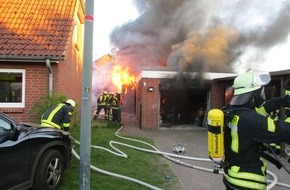 Polizeiinspektion Stade: POL-STD: Garagenbrand in Heinbockel