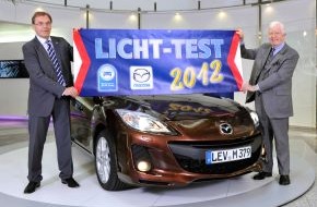ZDK Zentralverband Deutsches Kraftfahrzeuggewerbe e.V.: Mazda ist Autopartner des Licht-Tests 2012 (BILD)