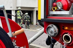 Feuerwehr Bocholt: FW Bocholt: Kellerbrand auf der Hochfeldstraße