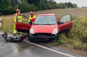 Polizei Mettmann: POL-ME: 32-Jährige Autofahrerin nach Alleinunfall schwer verletzt - Mettmann - 2209072