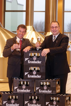 Krombacher Brauerei baut führende Position mit historischem Ergebnis weiter aus