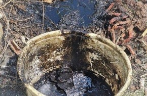 Polizeiinspektion Wismar: POL-HWI: Unbekannte entsorgen altes Öl in der Natur