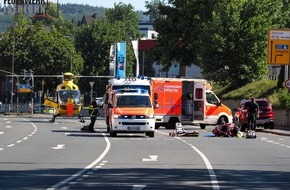 Feuerwehr Iserlohn: FW-MK: Verkehrsunfall mit "Elektromobil"