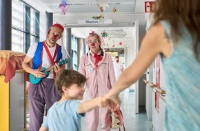 ROTE NASEN: Lachen und Lebensfreude für kranke Kinder im Berliner Westen: ROTE NASEN Clownvisiten starten in der Kinderklinik der DRK Kliniken Berlin Westend