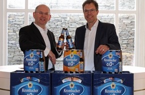 Krombacher Brauerei GmbH & Co.: Krombacher verlängert Partnerschaft mit Haspa Marathon Hamburg - Krombacher o,0% feiert Premiere als neuer alkoholfreier und isotonischer Durstlöscher