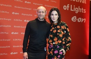 E.ON Energie Deutschland GmbH: Festival of Lights: E.ON bringt Sibel Kekilli und Jürgen Vogel für exklusives Lichtkunst-Event zusammen