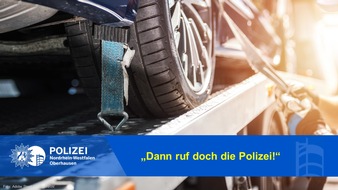 Polizeipräsidium Oberhausen: POL-OB: "Dann ruf doch die Polizei!"