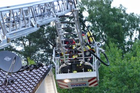 FW Stockach: Brand eines Dachstuhls