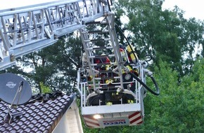 Freiwillige Feuerwehr Stockach: FW Stockach: Brand eines Dachstuhls