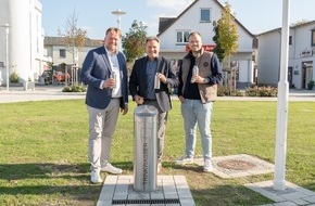 Tourismus Marketing Service Büsum GmbH: Erster öffentlicher Trinkwasserbrunnen in Büsum eingeweiht