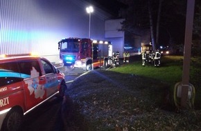 Feuerwehr Gevelsberg: FW-EN: Brand in einem Industriebetrieb