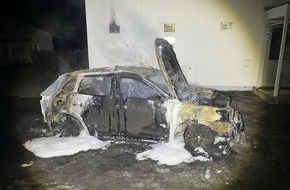 Polizeiinspektion Lauterecken: POL-PILEK: Fahrzeugbrand in Wolfstein