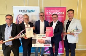 Deutsche Telekom AG: breitBAND Netzgesellschaft und Telekom kooperieren für zielgerichteten Glasfaserausbau in Feuchtwangen