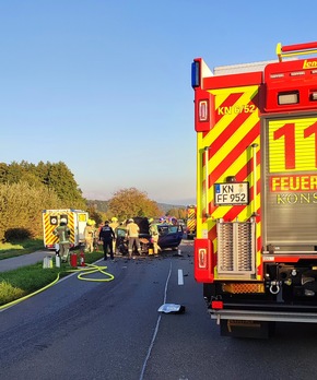 FW Konstanz: Verkehrsunfall