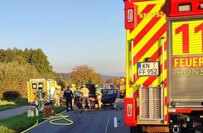 Feuerwehr Konstanz: FW Konstanz: Verkehrsunfall