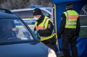 Bundespolizeidirektion München: Bundespolizeidirektion München: Änderungen bei den Grenzkontrollen zu Tschechien und Tirol / Einreise nun auch ohne triftige Gründe möglich / Testnachweis und Anmeldung weiter erforderlich