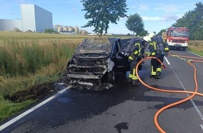 Polizeiinspektion Stade: POL-STD: 29-jähriger Mann in Buxtehude bei Auseinandersetzung zunächst lebensgefährlich verletzt - Polizei nimmt mutmaßliche Tatverdächtige vorläufig fest - Ford während der Fahrt in Apensen in Brand geraten