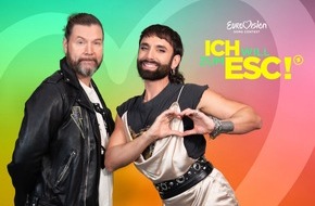 NDR / Das Erste: Vier Acts stehen im Live-Finale von "Ich will zum ESC!" mit den Coaches Conchita Wurst und Rea Garvey - Zuschauer entscheiden, wer der vier am deutschen ESC-Finale teilnimmt