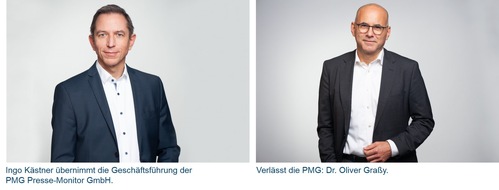 PMG Presse-Monitor GmbH: Führungswechsel bei der PMG Presse-Monitor GmbH - Ingo Kästner folgt auf Dr. Oliver Graßy