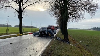 Polizeiinspektion Anklam: POL-ANK: Schwerer Verkehrsunfall bei Anklam