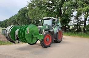 Polizeiinspektion Heidekreis: POL-HK: Harber: Einbruch gelingt nicht, Tür hält; Soltau: Kind auf Fahrrad übersehen; Bad Fallingbostel: Traktor und Anhänger mit Mängeln unterwegs (Fotos anbei)