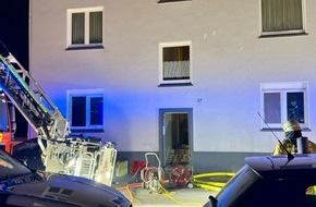 Feuerwehr Recklinghausen: FW-RE: Wohnungsbrand am Samstagabend verläuft glimpflich - keine Verletzten