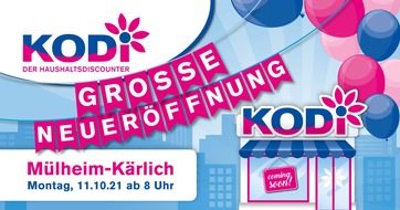 KODi Diskontläden GmbH: Jetzt auch in Mülheim-Kärlich - KODi eröffnet erste Filiale!