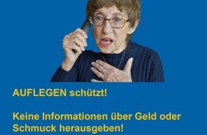 Polizei Paderborn: POL-PB: Geschockt am Telefon? - Auflegen! Präventionskampagne der Kreispolizeibehörde Paderborn gegen Telefonbetrüger und Schockanrufer